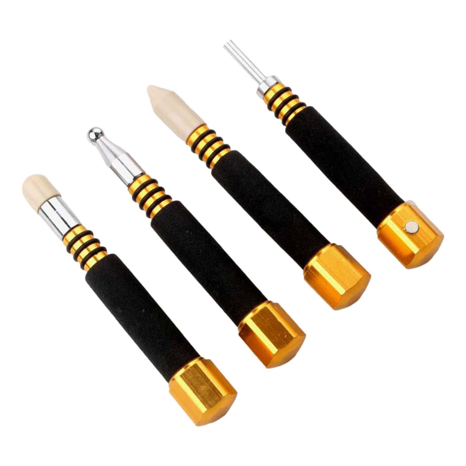4Pcs Car Body  Tap Down Pen Accessories Remover Removal Paintless Puller