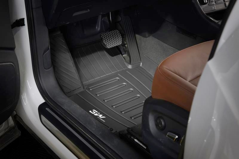 Thảm lót sàn xe ô tô dành cho Audi Q7 2015- đến nay - chất liệu nhựa TPE đúc khuôn cao cấp - màu đen