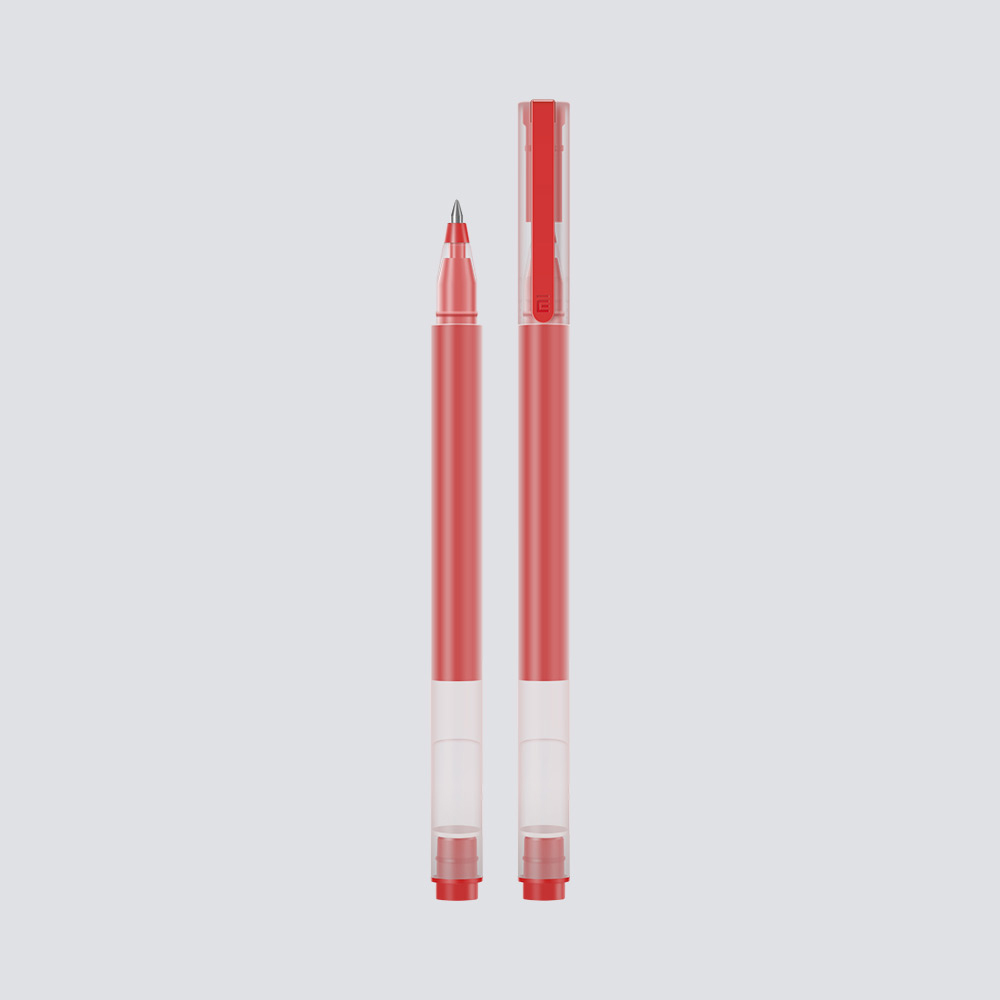 Bút Mực Nước Xiaomi (10 Cây) (0.5mm) - Mực Đỏ