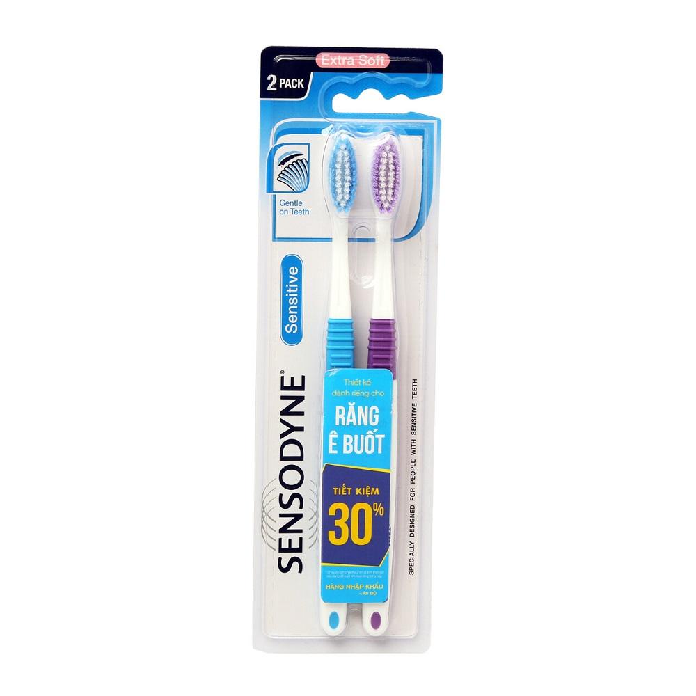 Bộ 2 Bàn Chải Đánh Răng Sensodyne Sensitive Extra Soft