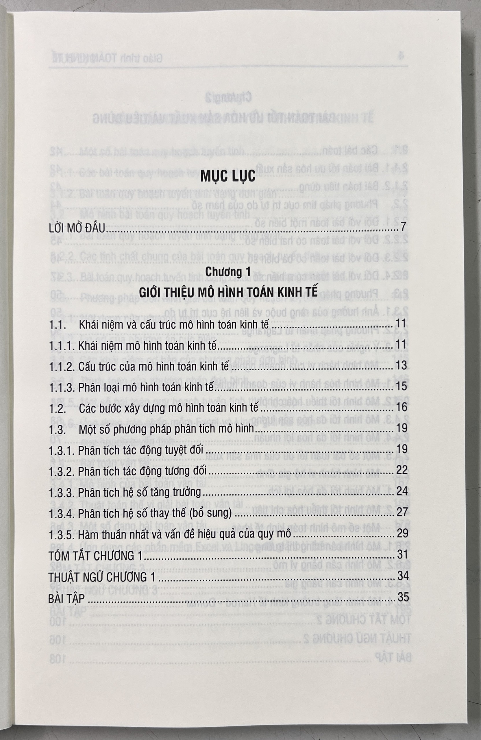 Sách - Giáo Trình Toán Kinh Tế