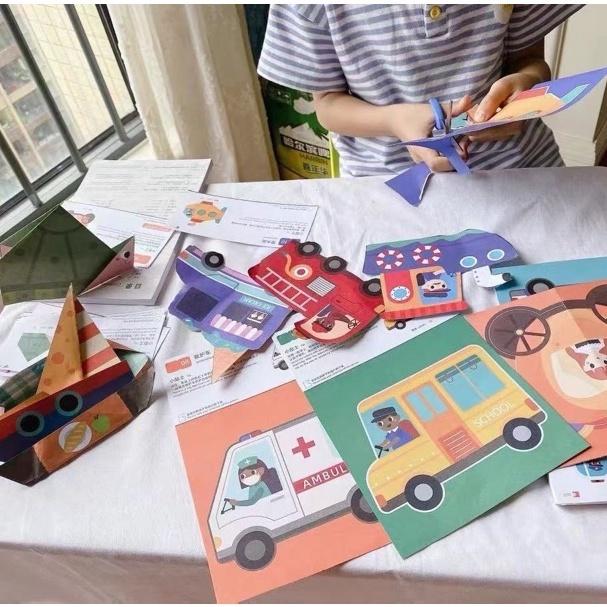 Sticker cho bé dán hình 3 cấp độ Mideer Let’s Play With Stikers