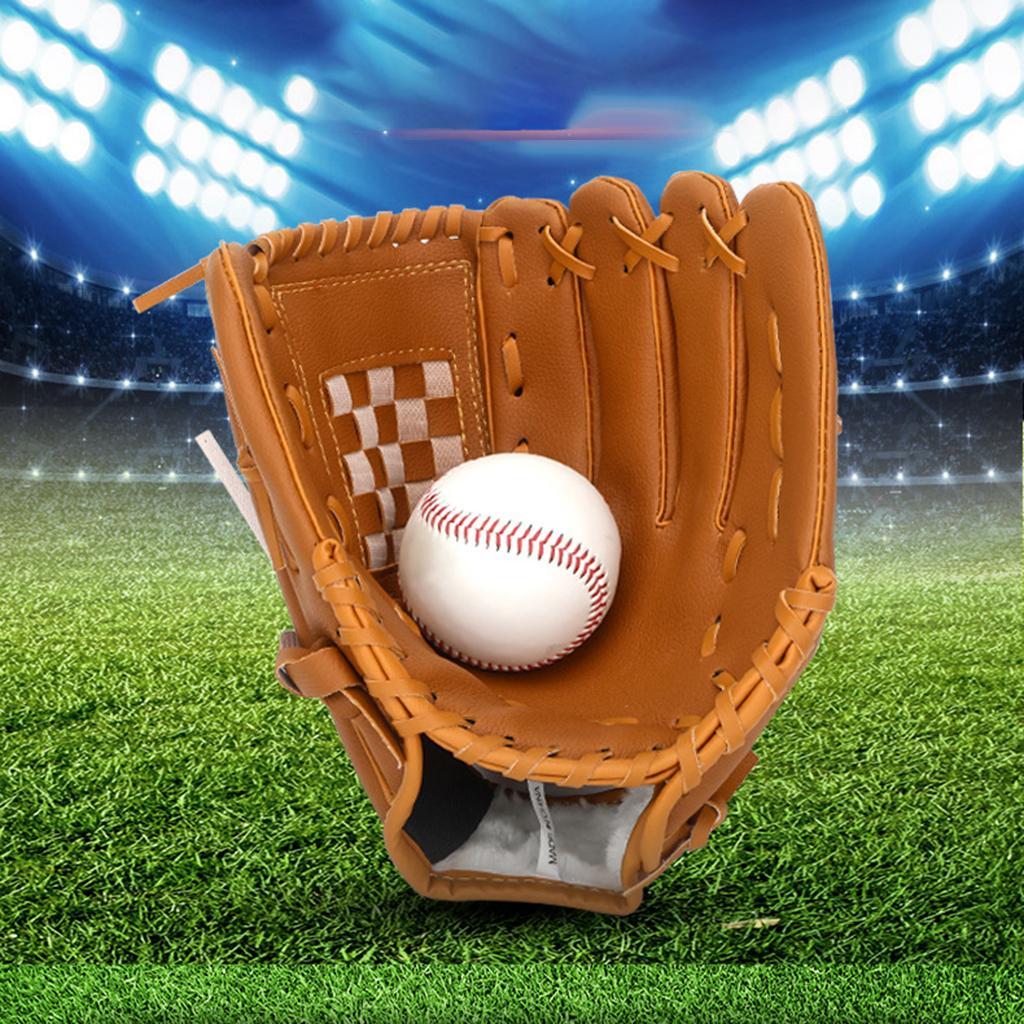 2x Baseball Glove for Kids Children's Beginners Infield Pitcher Gloves Mitts