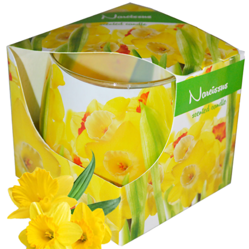 Ly nến thơm tinh dầu Admit Narcissus 100g QT025838 - thủy tiên vàng