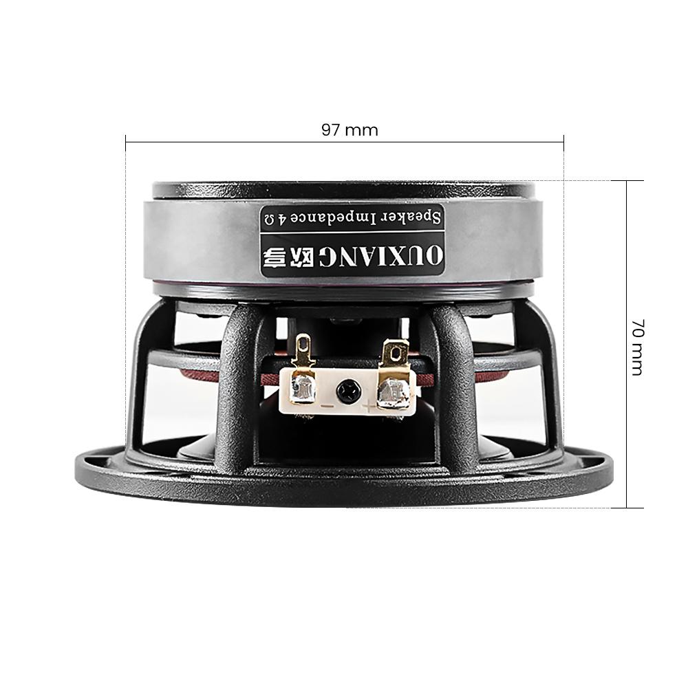 AIYIMA 1PCS 4 inch loa loa loa âm thanh âm thanh 4 8 ohm 50W Bookshelf Home Nhà hát LOUDSPEAKER LOA Color: 8 Ohm Speaker