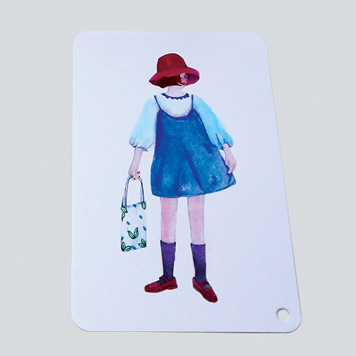 Giấy vẽ màu nước Postcard 40 tờ - vẽ đẹp cả chì và các loại màu nước, giấy dày 300gsm khổ cm, Green Art