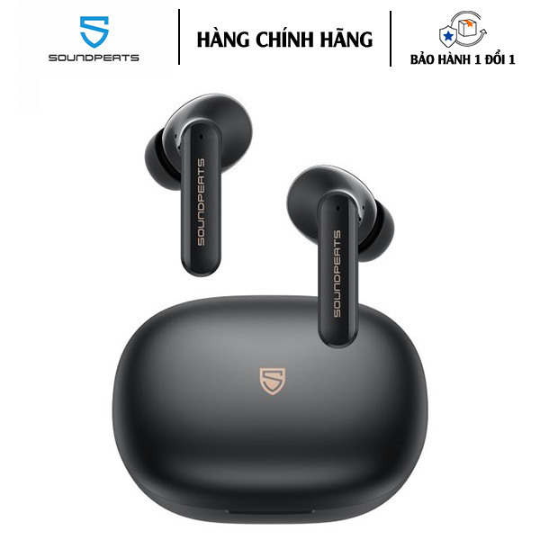 Tai Nghe Bluetooth Earbuds SoundPeats Mac 2  Trang bị Micro kép ở mỗi bên tai để hỗ trợ đàm thoại tốt nhất - Hàng Chính Hãng