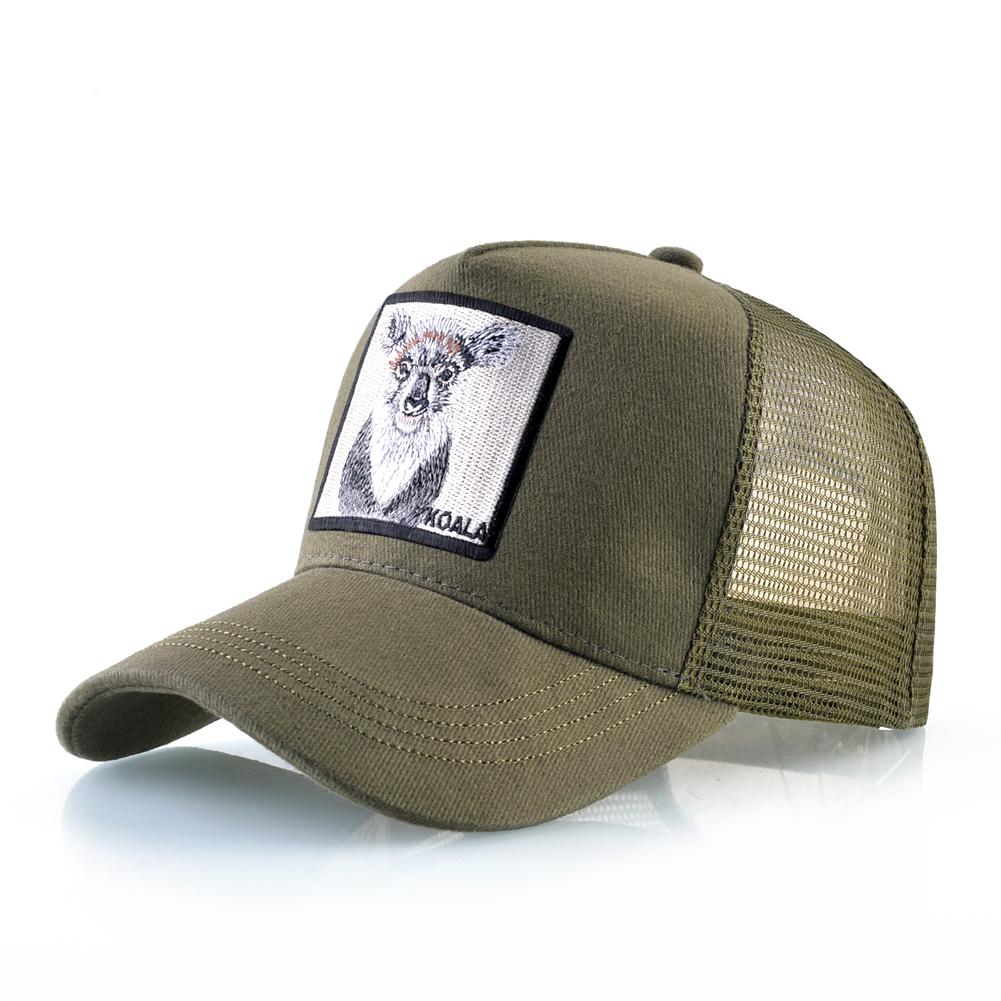 Mũ bóng chày thời trang nam nữ Snapback Mesh Mũ bóng chày Thêu Color: Dark Grey