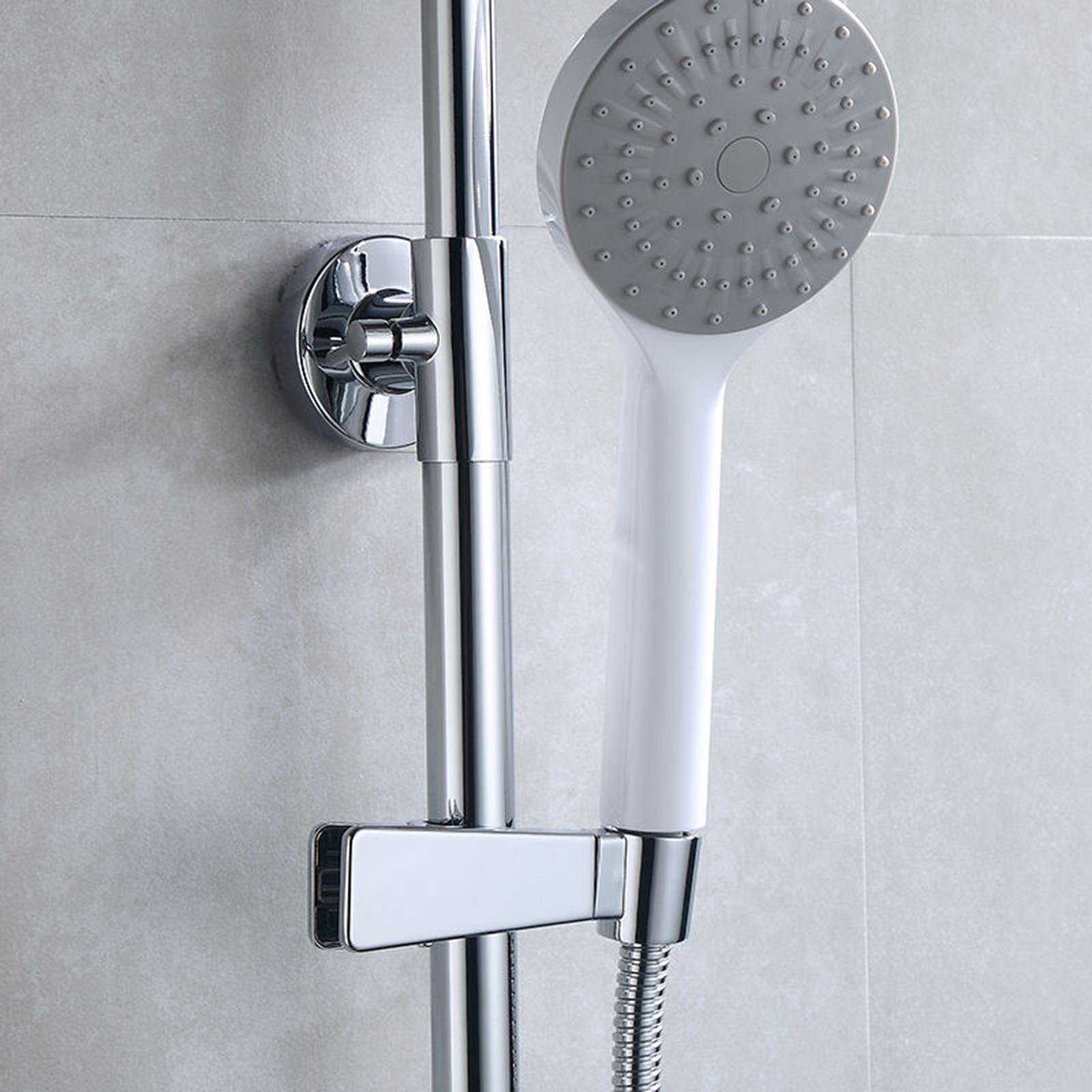 Universal Shower Head Holders Shower Wand Holder Handheld Shower Non Slip Design Head Bracket Holder Bar Bathroom