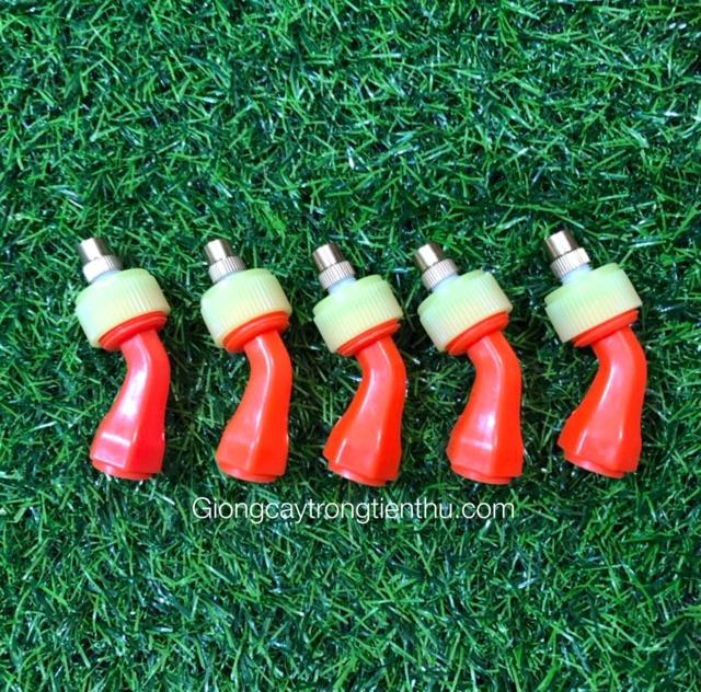 BÉC TƯỚI PHUN 1 ĐẦU REN ĐỒNG 13mmm CHẤT LƯỢNG CAO 5 cái