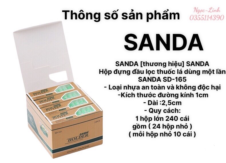 Hộp 240cái Đầu Tẩu lọc khói Thuốc bảo vệ sức khoẻ ( 1hộp nhỏ 10 cái tẩu lọc thuốc )