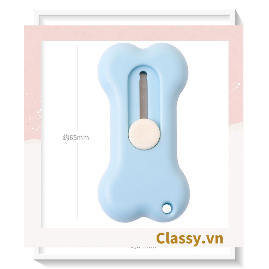 Dao rọc giấy mini hình cục xương cute ngộ nghĩnh, 3 màu cơ bản PK1646