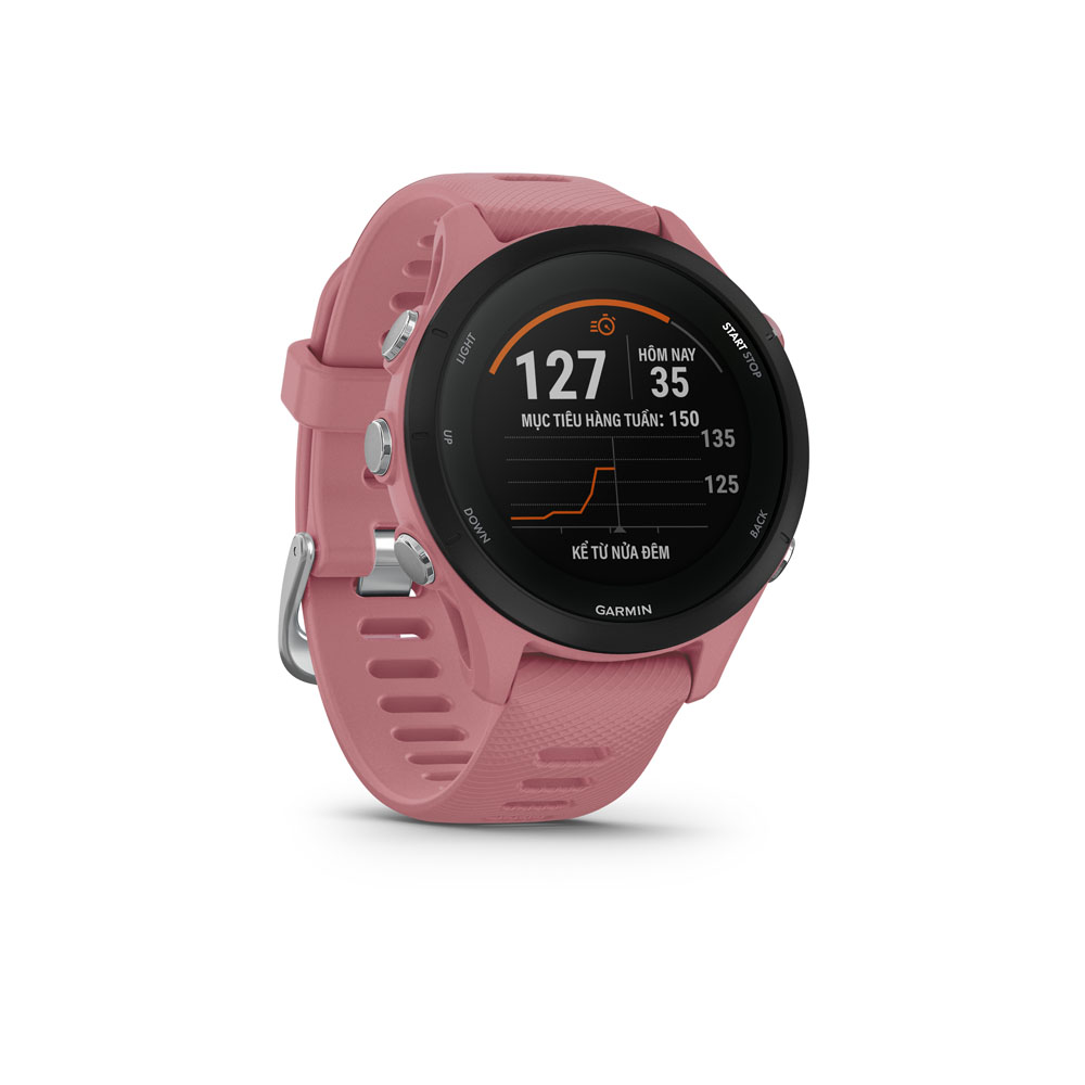 Đồng Hồ Thông Minh Garmin Forerunner 255S Basic GPS (Light Pink) - Hàng Chính Hãng