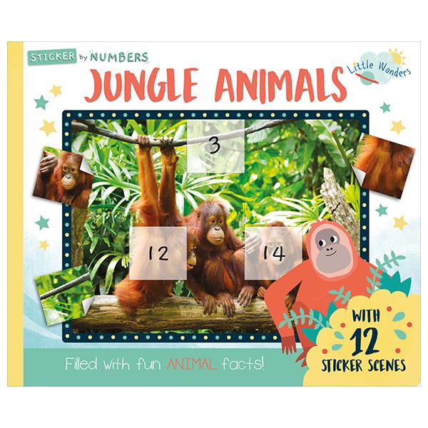 Little Wonders Sticker By Number - Jungle Animals