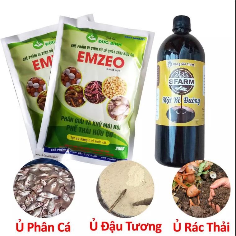 Combo ủ phân hữu cơ từ rác thải nhà bếp