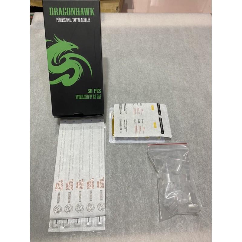 Kim xăm cao cấp 9M1 tráng bạc 10 kim và ngòi