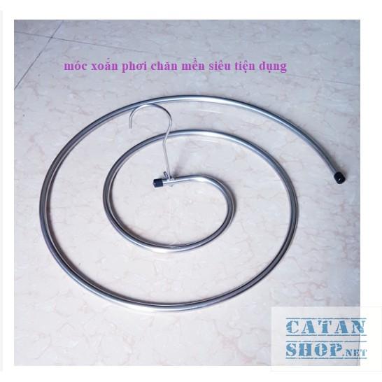 Móc treo đồ hình xoắn ốc siêu tiện dụng, Móc phơi chăn màn đa năng, tiết kiệm thời gian GD446-MocXoan