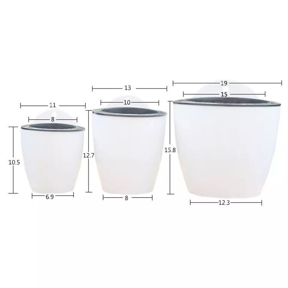 Chậu Cây Tự Tưới Nước Thông Minh Treo Ban Công SIZE 14x13cm