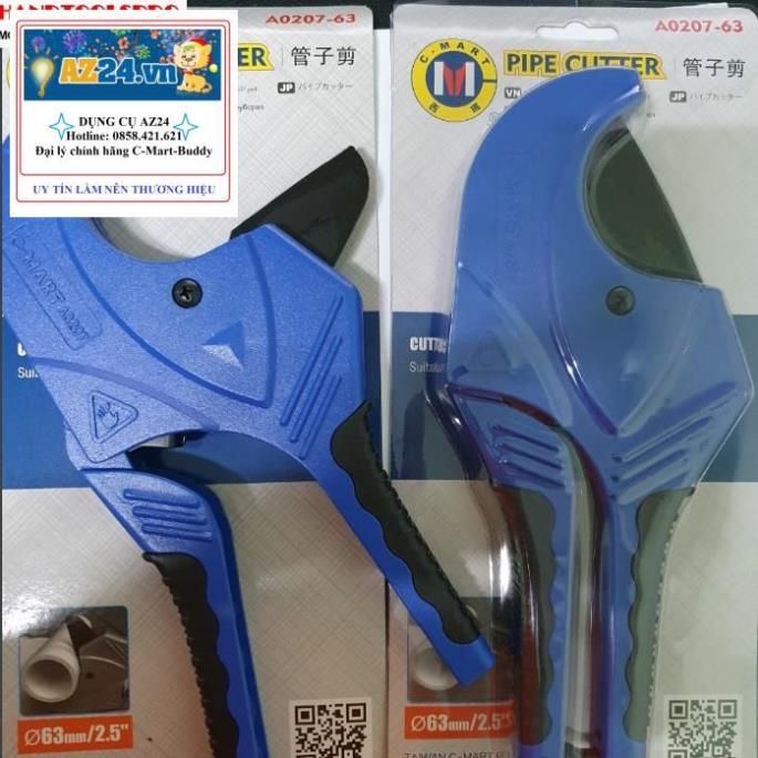 Kéo Cắt Ống Nhựa PVC 63mm C-MART A0207-63