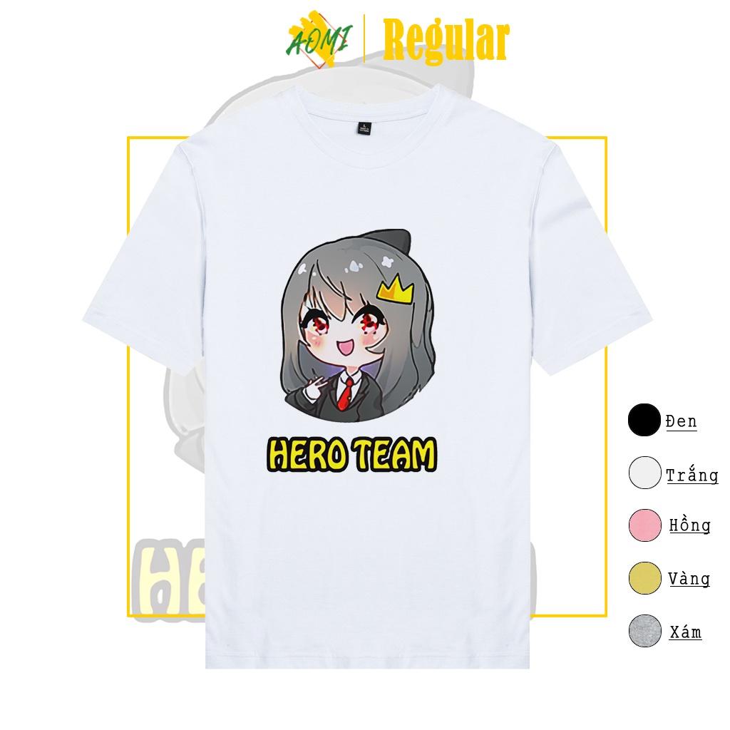 ÁO THUN UNISEX SAMMY HERO TEAM PHÔNG NAM NỮ GIA ĐÌNH CẶP ĐÔI CÓ SIZE TRẺ EM AOMIVN