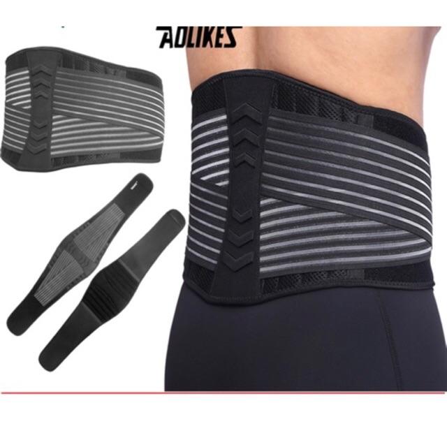 Đai Lưng Tập Gym Có Lò Xo Hỗ Trợ Aolikes A-7998