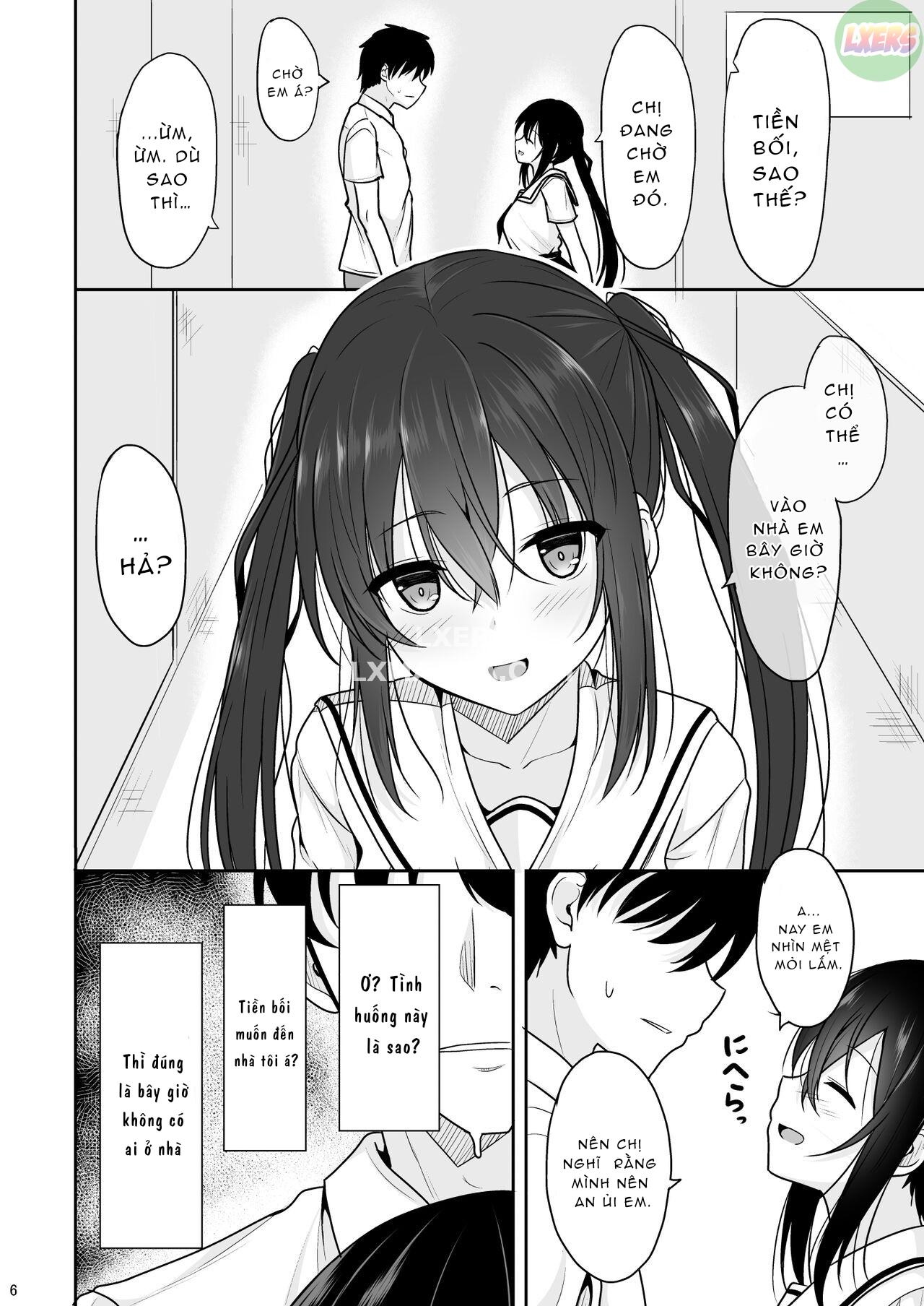 tiền bối nhỏ nhắn khuyến khích tôi hư hỏng chapter 1 5