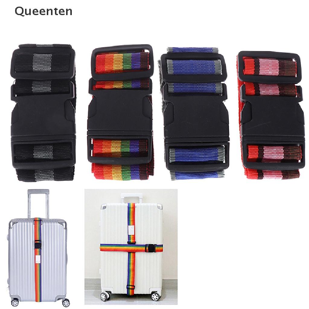 Queenten Luggage Strap Cross Belt Packing 180CM Adjustable Travel Buckle Baggage Belts QT
