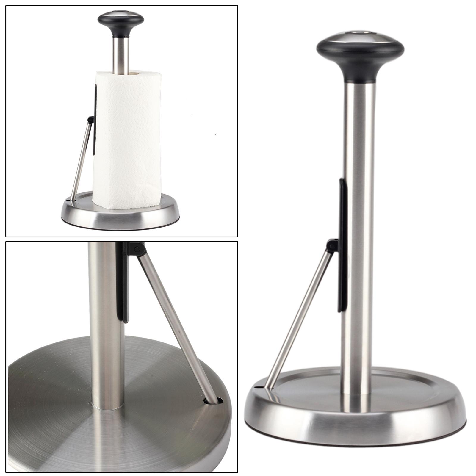 Paper Towel Holder Standing Stainless Steel Adjustable