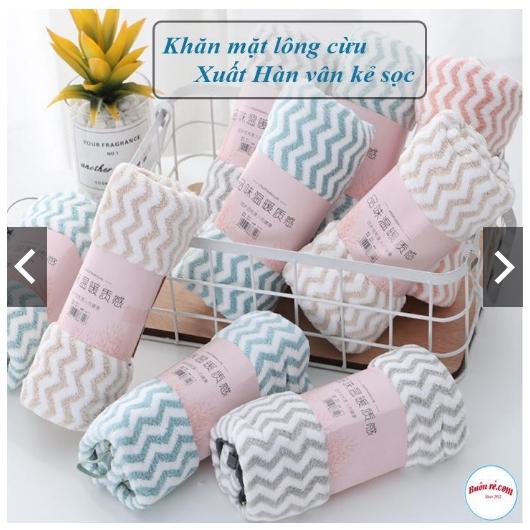 Khăn mặt lông cừu xuất hàn