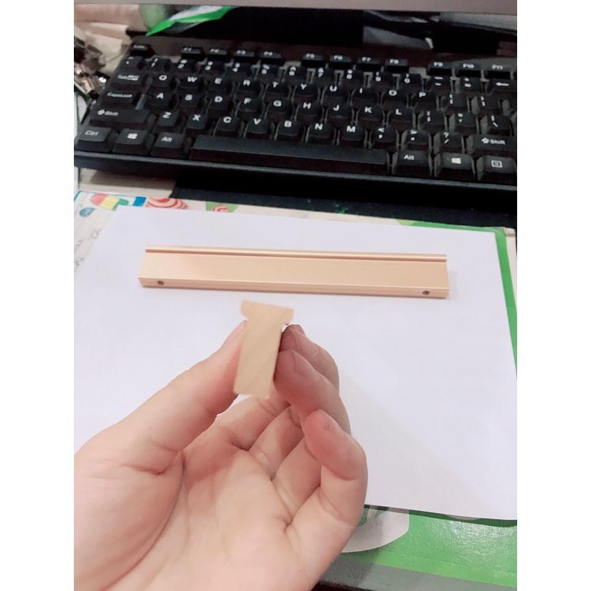 Tay nắm cánh tủ vàng trơn dạng thanh nhôm, tay nắm tủ quần áo đẹp