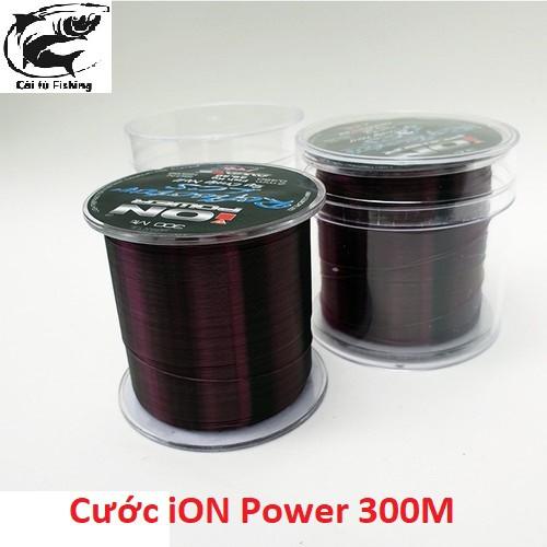 Cước câu cá ION POWER 300M chuyên dùng làm dây trục chịu tải cao, chống xoắn tốt - cước ion