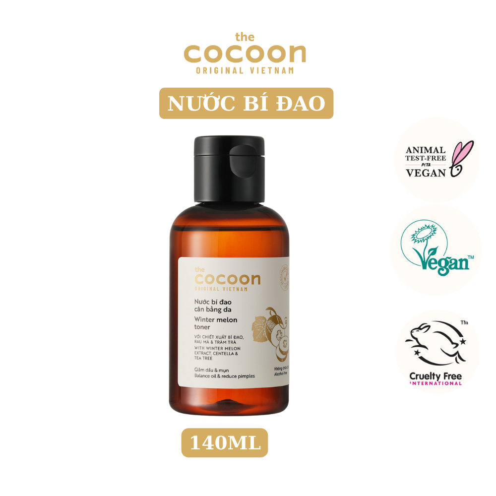 Nước bí đao cân bằng da Cocoon giảm dầu & mụn 140ml