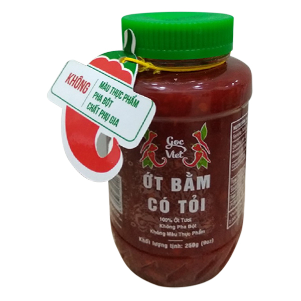 Ớt Bằm Có Tỏi Gốc Việt 250g