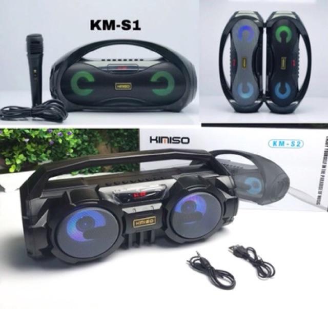LOA BLUETOOTH HÁT KARAOKE XÁCH TAY KIMISO KM-S1 - Hàng Chính Hãng