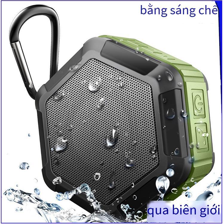 Thẻ hình lục giác chống nước 65 cấp phong cách mới nhất Loa Bluetooth ba âm thanh chống nhỏ âm thanh ngoài trời di động leo núi loa du lịch đa năng