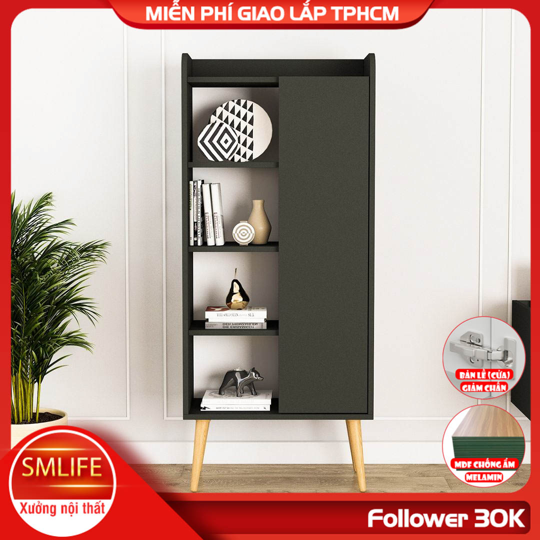 Kệ sách trang trí kiểu nhỏ gọn SMLIFE Bromagic