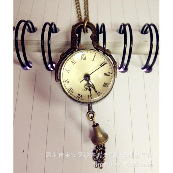 Fashion Vintage Retro Antique Tassel Cute Pocket Watch Chain Necklace Gifts