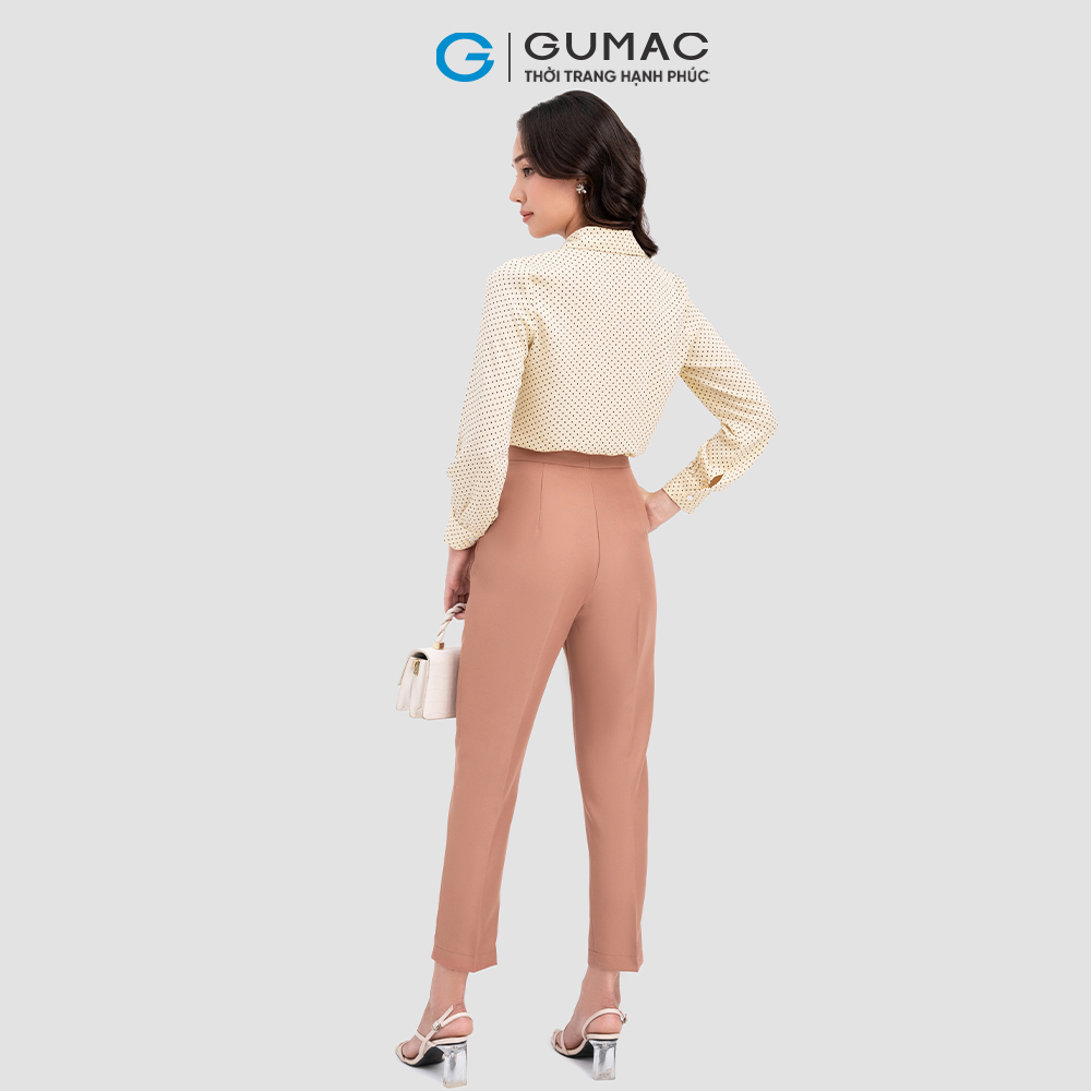 Quần ống đứng lưng kiểu thời trang GUMAC QC11041