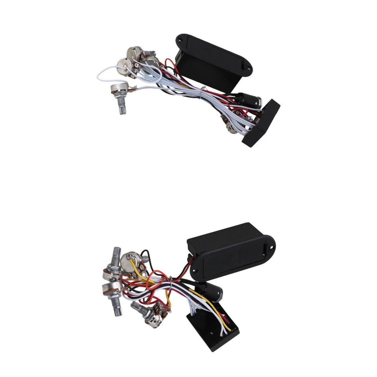 2Band+3 Band Equalizer Harness Active Pickup Electric Guitar Bass Parts