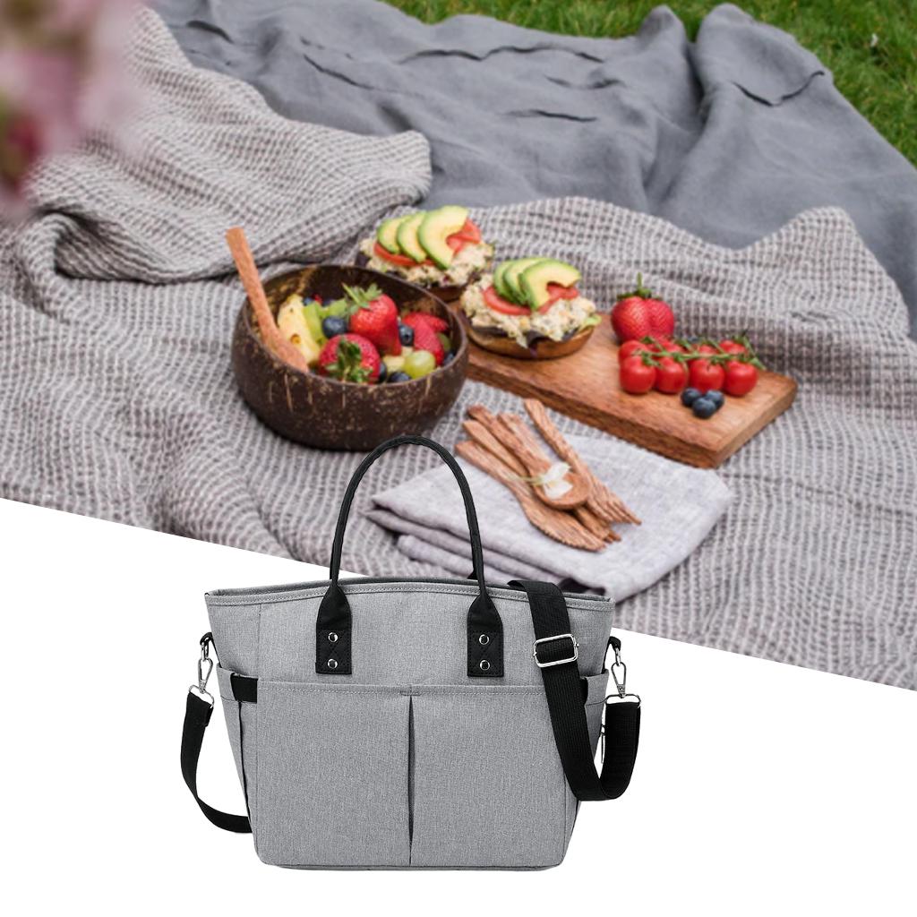Colaxi Insulated Lunch Box Tote School Picnic Travel