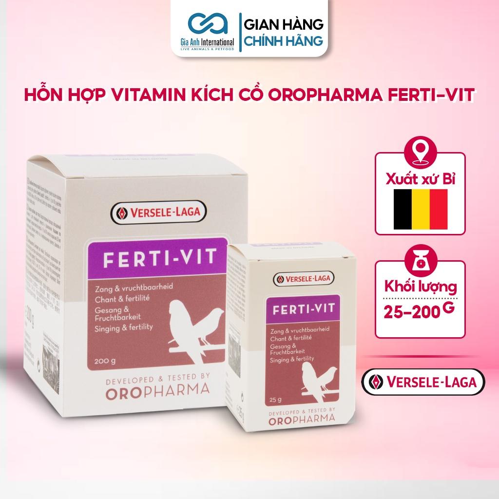 Vitamin Kích Cồ Cho Chim Sinh Sản Vẹt, Yến hót, Finches - Versele-laga Oropharma Ferti-Vit Cân Bằng Các Chất 25g-200g