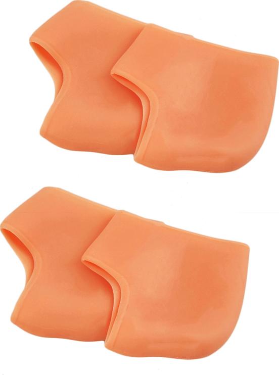 Combo 2 bộ miếng bảo vệ gót chân Silicon - Màu Cam