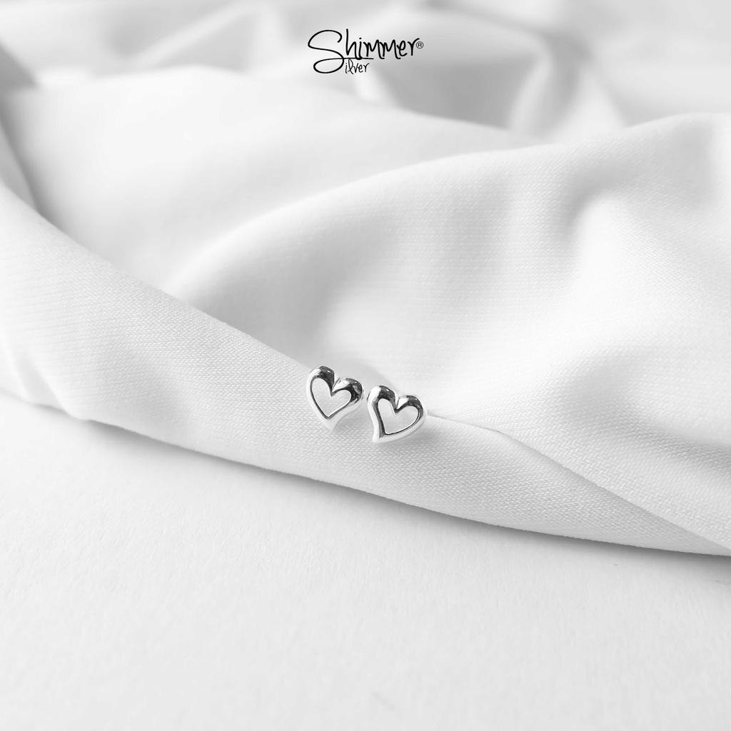Bông tai bạc 925 - Outlet 8 - Quà Tặng Ý Nghĩa- Shimmer Silver