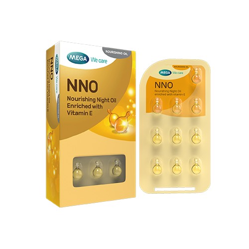 Viên dưỡng da ban đêm, Khóa ẩm, cải thiện da khô sạm, giúp săn chắc và tươi trẻ - NNO NOURISHING NIGHT OIL