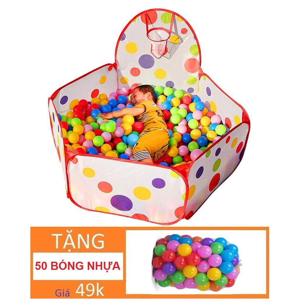 Đồ chơi trẻ em Nhà bóng banh ️Tặng 50 bóng nhựa️