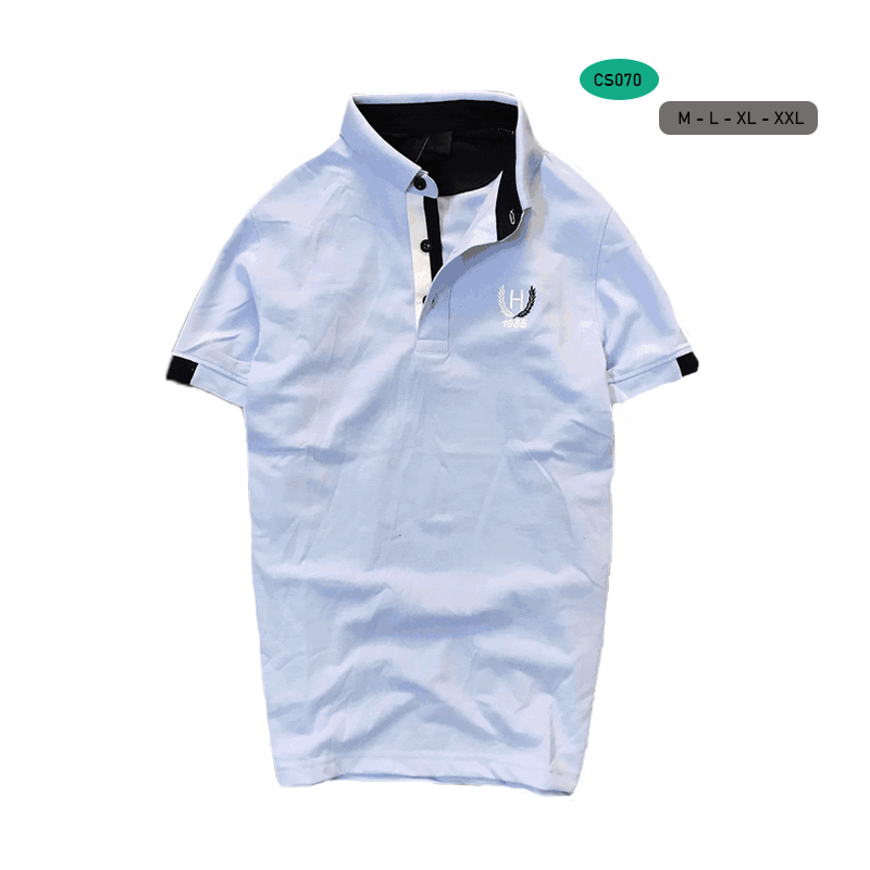 Áo Thun Nam POLO Cổ Bẻ Thêu Logo Bông Lúa Cao Cấp AC104