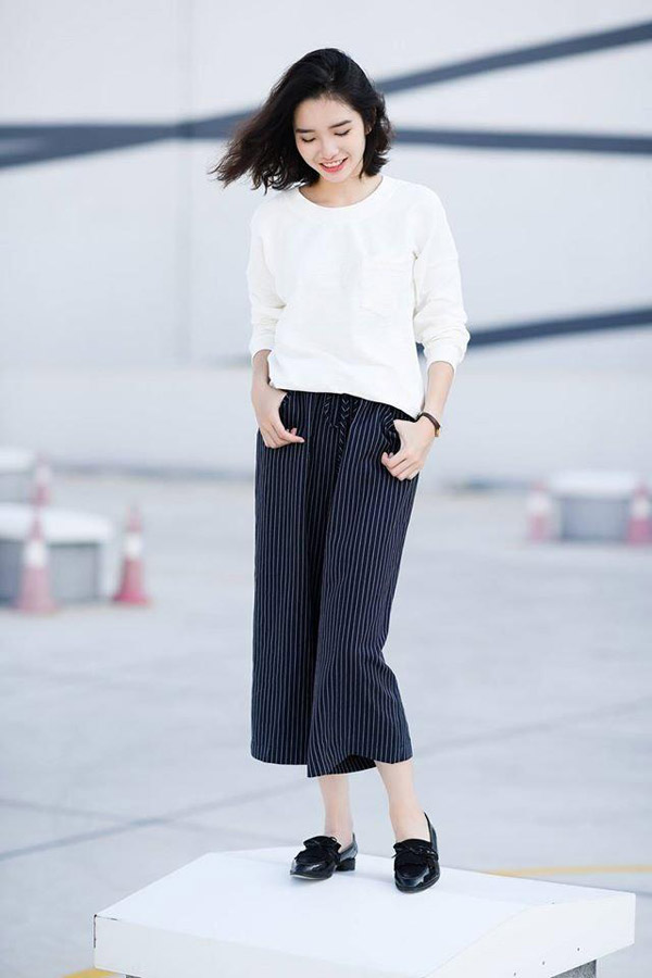 Áo Sweater Áo nỉ da cá cổ tròn xuất Nhật chất cotton 100