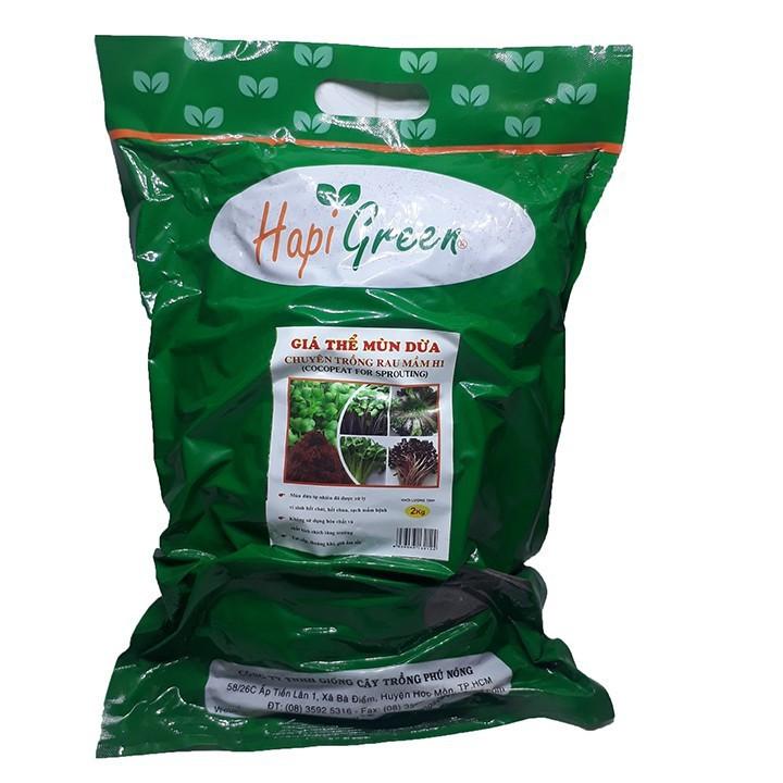 Giá Thể Mùn Dừa Hapigreen - 2Kg
