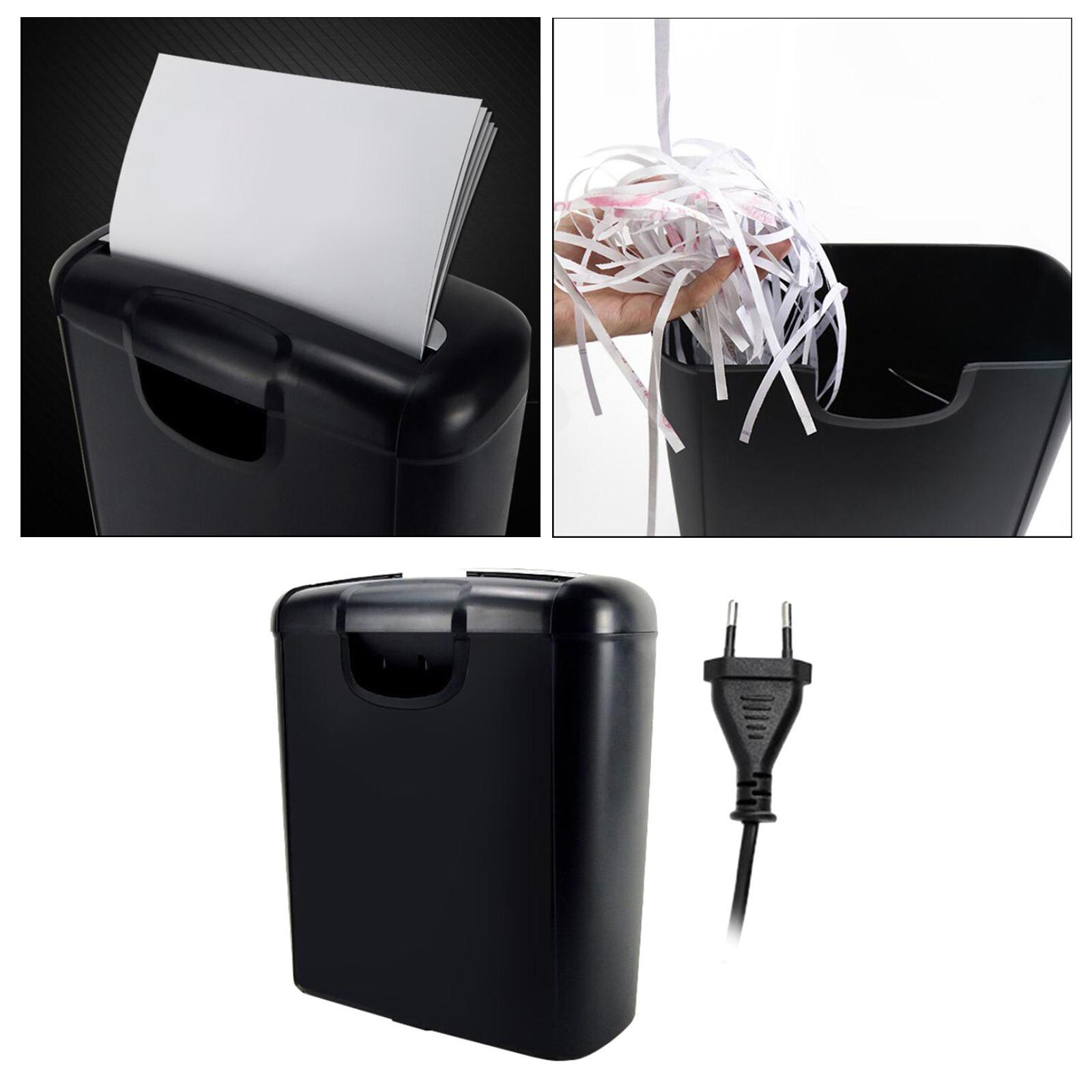 6-Sheet Paper Shredder Paper Mini Silent A4 Office Shredder 10L Capacity