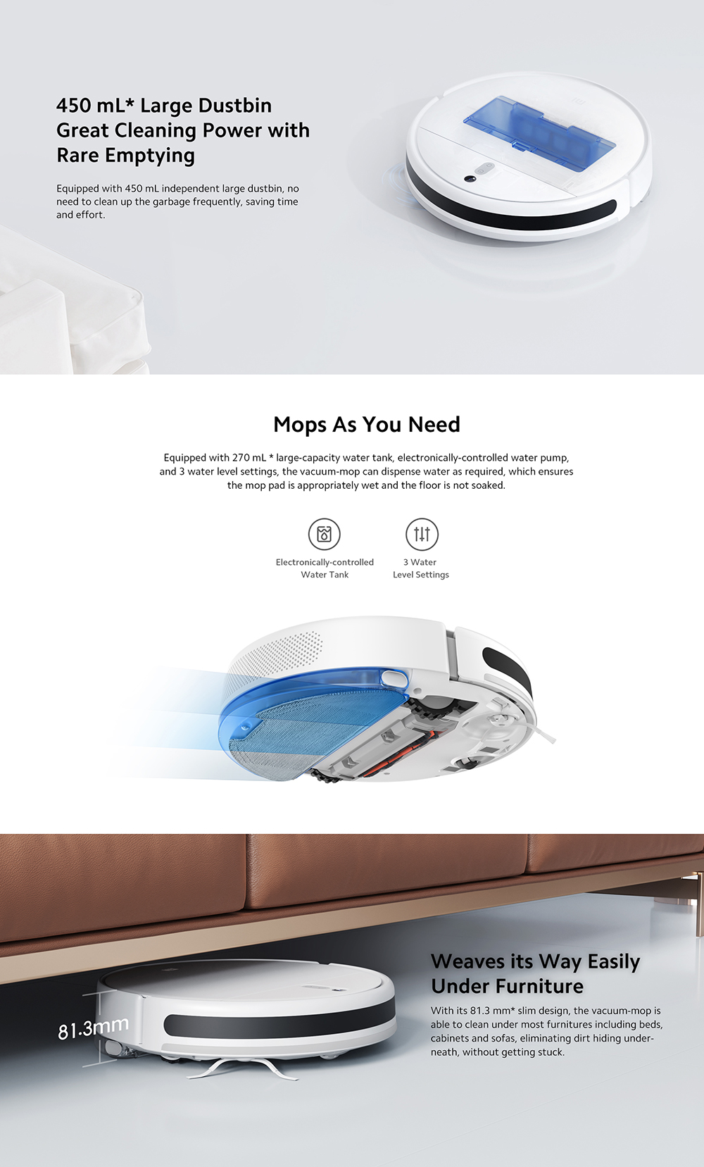Robot Hút Bụi Lau Nhà Roborock QRevo 5AE, Lực Hút 12.000 Pa - Hàng Chính Hãng